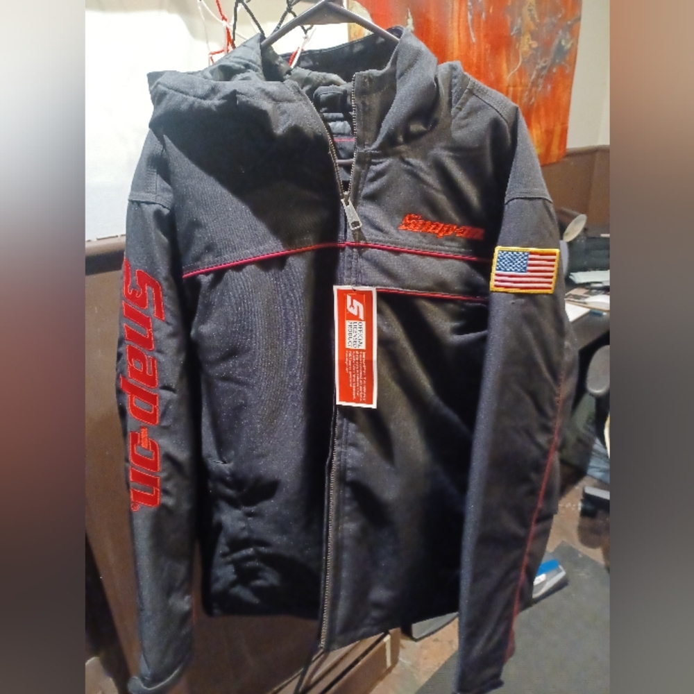 Snap Black and Red Jacket
